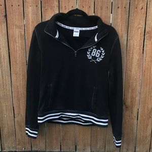 Victoria's Secret PINK Black Pullover Sweatshirt